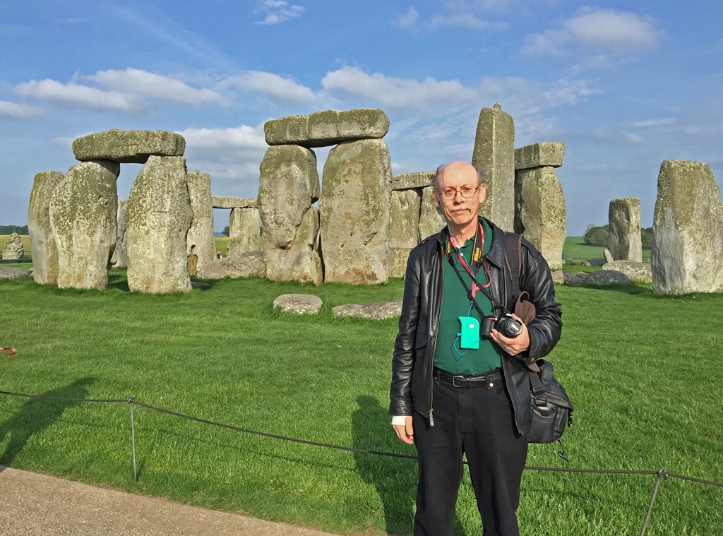 Bob and Stonehenge from West